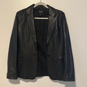 Vintage Rafaella Leather Blazer